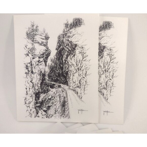 10 Hasty Note Cards Canadian Historical Drawings Art Prints Tonia Marks 1960s - Picture 3 of 11